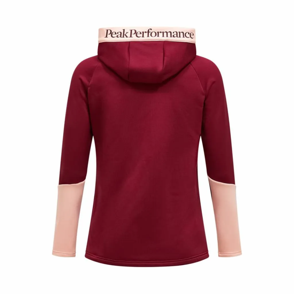 Peak Performance Fleecejacken< weinrot
