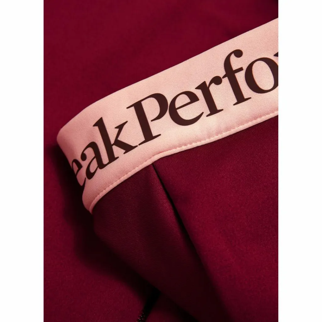 Peak Performance Fleecejacken< weinrot