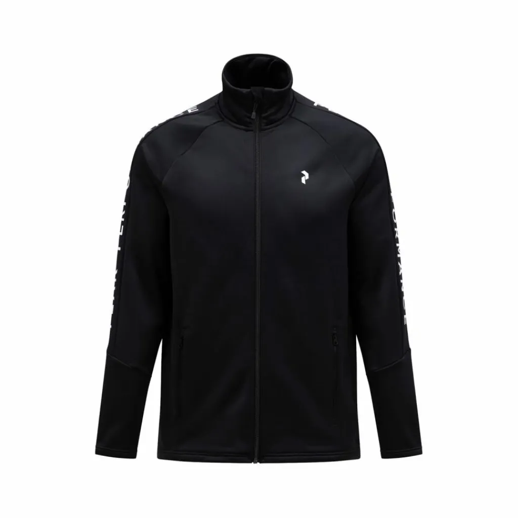 Peak Performance Fleecejacken<· M Rider Zip Jacket black
