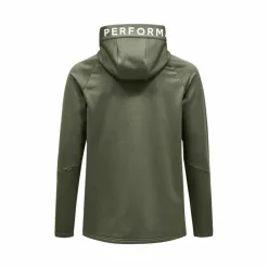 Peak Performance Fleecejacken<· M Rider Zip Hood olive