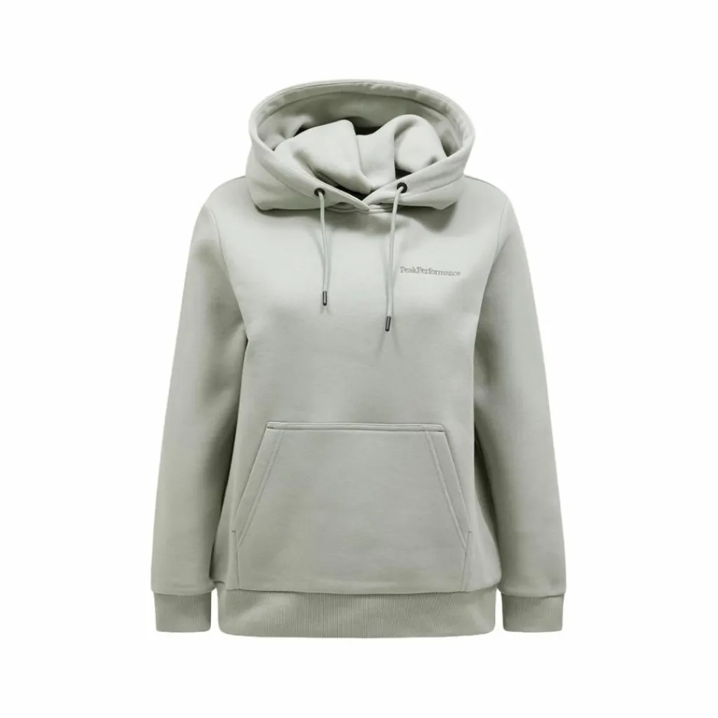 Peak Performance Pullover & Sweats<· W Original Small Logo Hood schwarz