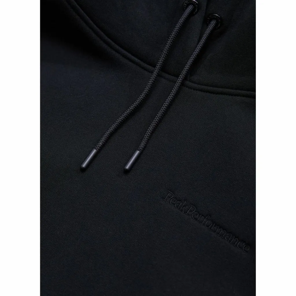 Peak Performance Pullover & Sweats<· W Original Small Logo Hood schwarz