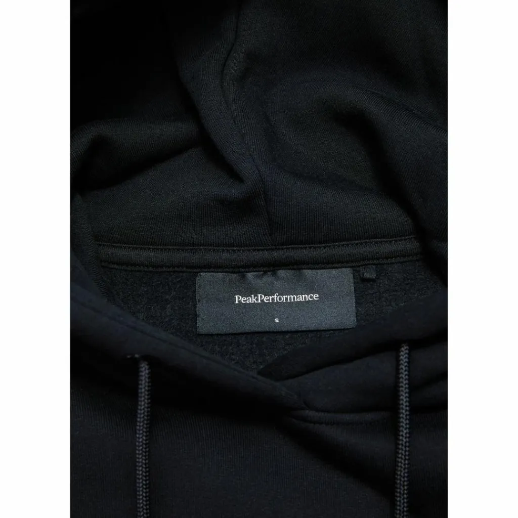 Peak Performance Pullover & Sweats<· W Original Small Logo Hood schwarz