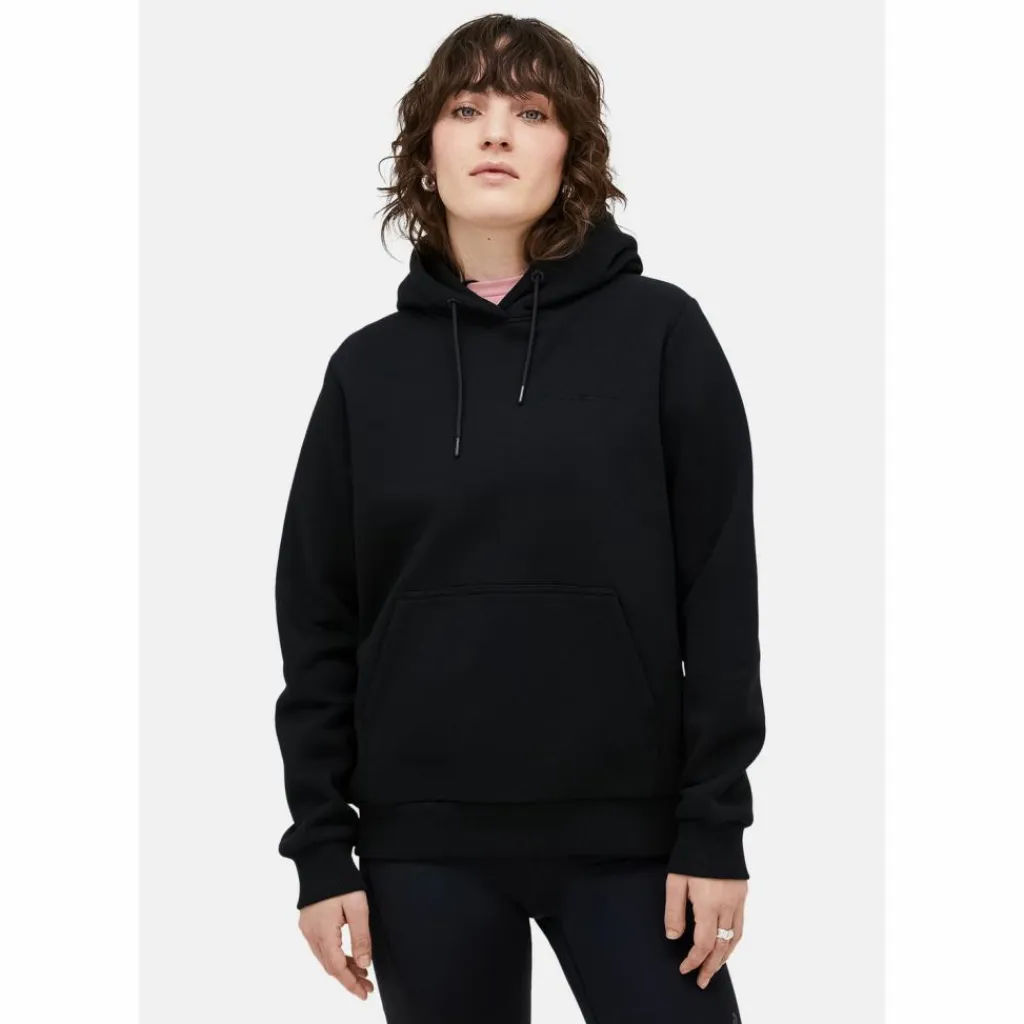 Peak Performance Pullover & Sweats<· W Original Small Logo Hood schwarz