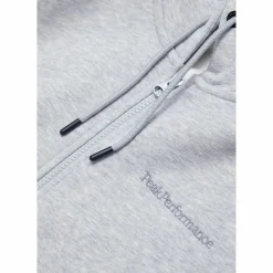 Peak Performance Pullover & Sweats<· W Original Small Logo Zip Hood GRAU