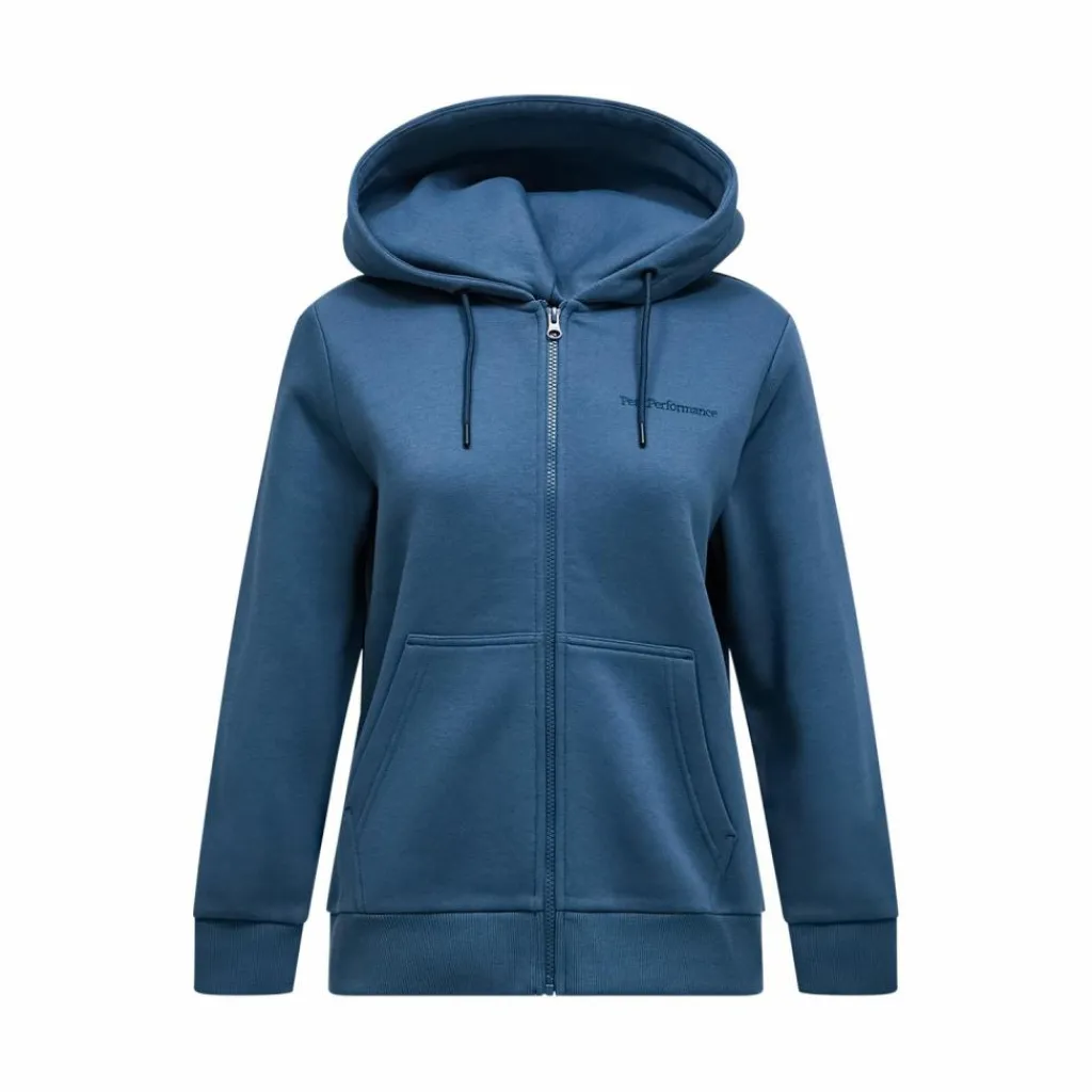 Outlet · W Original Small Logo Zip Hood Damen Pullover & Sweats