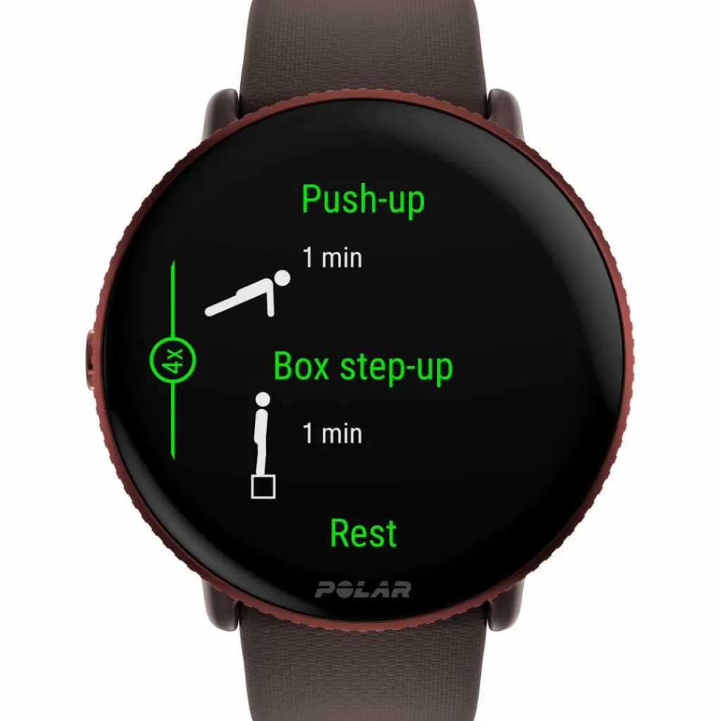 Polar Uhren & Tracker|Uhren & Tracker<· IGNITE 3 brown-copper