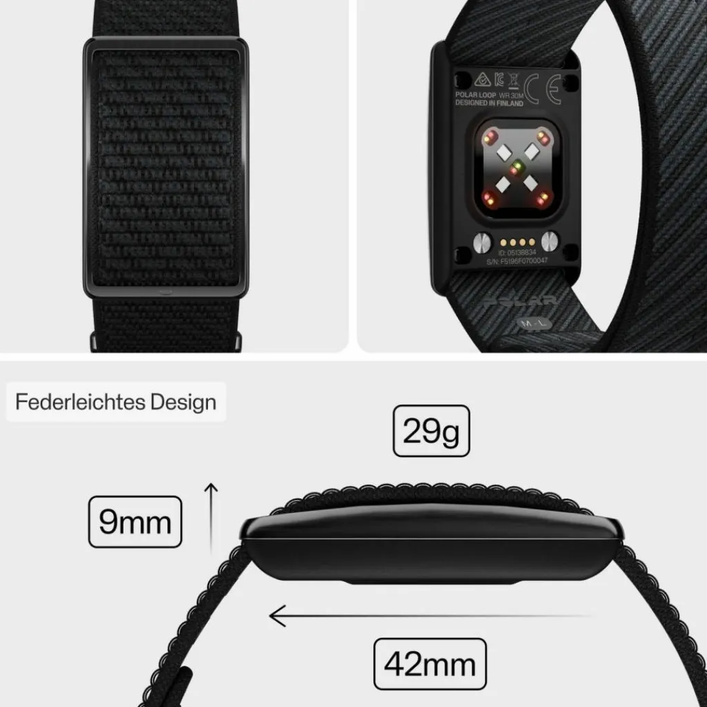 Polar Training|Wandern<· Loop blk-blk