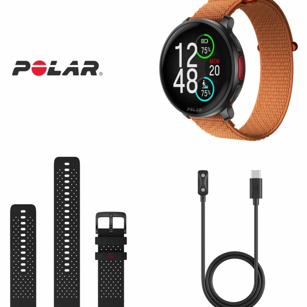 Polar Uhren & Tracker|Uhren & Tracker<· VANTAGE V3 Bundle black-orange