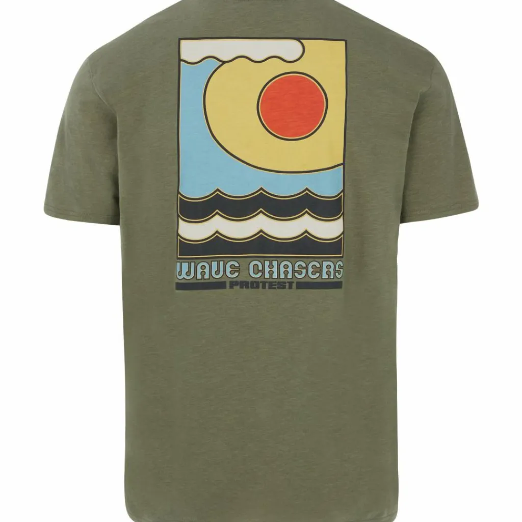 Protest Beachwear<· Rudge artichoke green