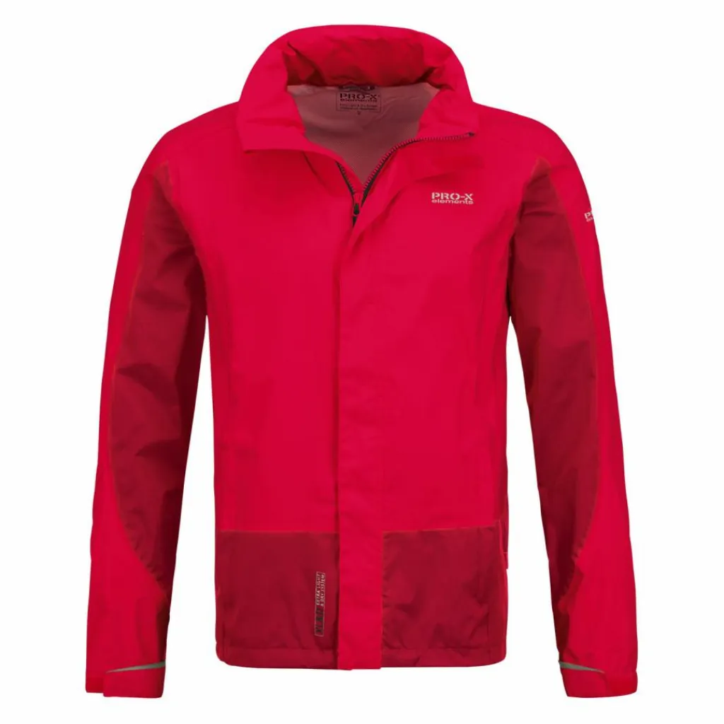 PRO-X elements Regenjacken<· LENNARD Mars Red - Salsa-Rot