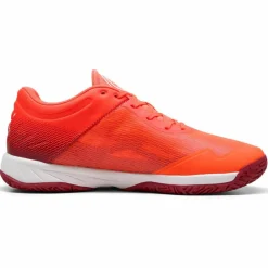 PUMA Volleyball|Badminton<· Accelerate Turbo glowing red-puma white-dark crimson-puma black