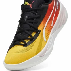 PUMA Basketball|Basketball<· All-Pro Nitro SHOWTIME yellow sizzle-purple glimmer