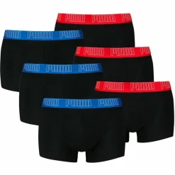 PUMA Unterwäsche<· Boxershort Schwarz/Blau/Rot