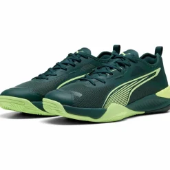 PUMA Badminton|Volleyball<· Eliminate NITRO 4 green terrain-fizzy light