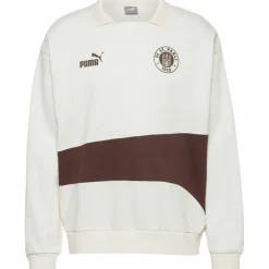 PUMA Pullover & Sweats<· FC St. Pauli sugared almond-espresso brown