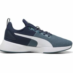 PUMA Laufen|Laufschuhe<· Flyer Runner club navy-gray skies-puma white