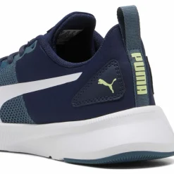 PUMA Laufen|Laufschuhe<· Flyer Runner club navy-gray skies-puma white