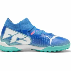 PUMA Fußballschuhe<· FUTURE 7 MATCH TT + Mid Jr bluemazing-puma white-electric peppermint