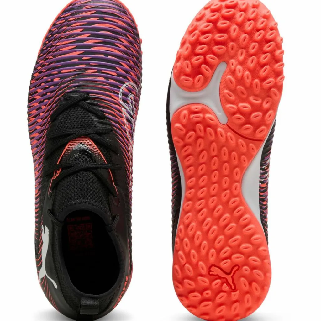 PUMA Fußball|Fußballschuhe<· FUTURE 8 MATCH TT - Mid Jr puma black-puma white-glowing red