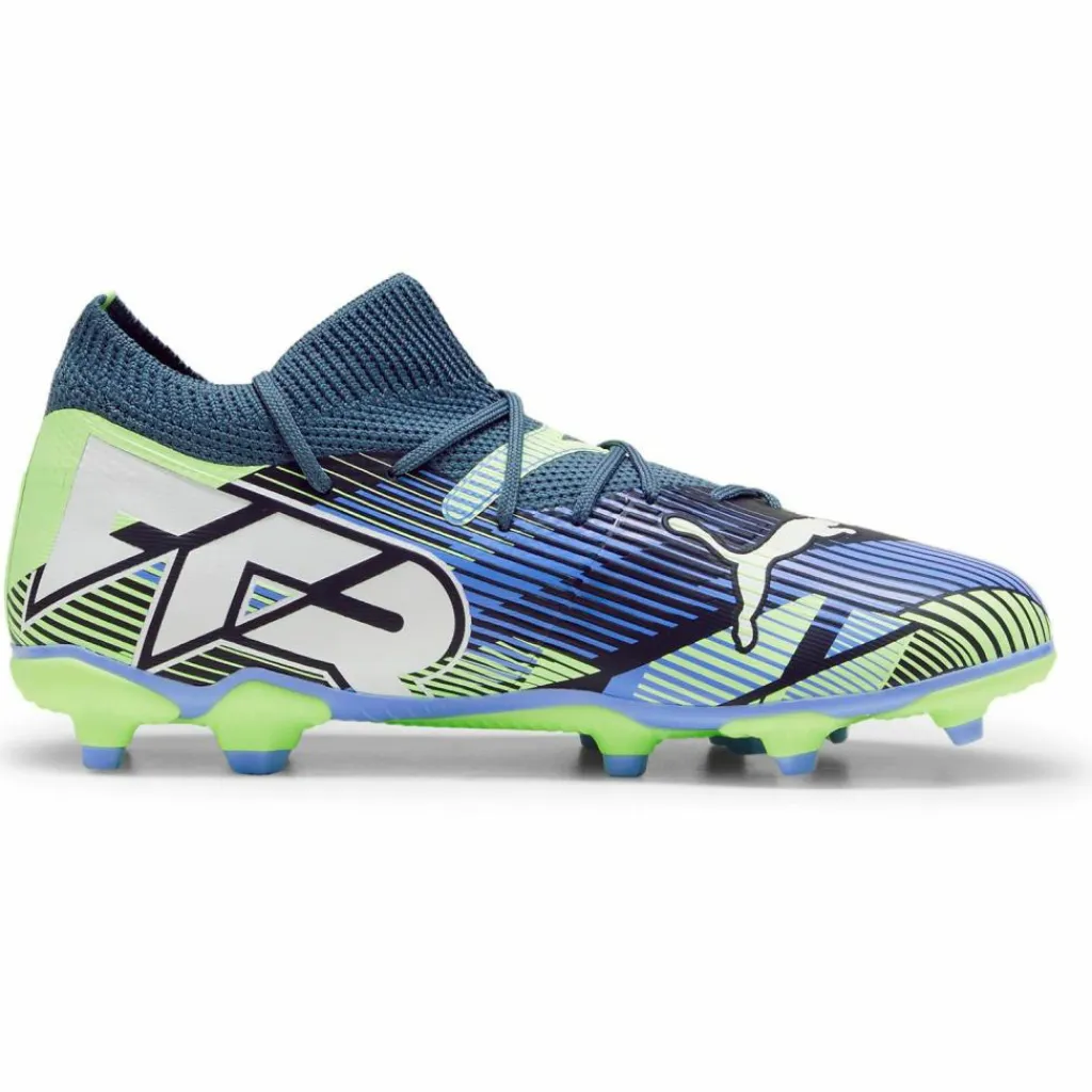 PUMA Fußballschuhe<· FUTURE 7 MATCH FG/AG Jr gray skies-puma white-fizzy apple