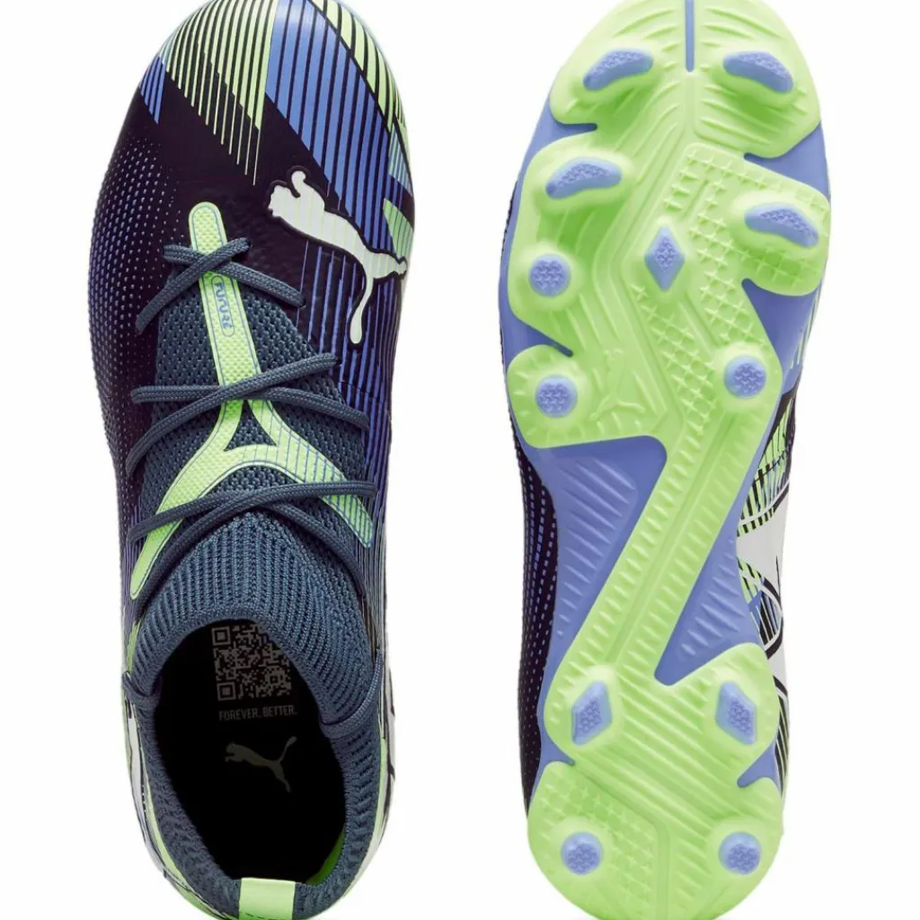 PUMA Fußballschuhe<· FUTURE 7 MATCH FG/AG Jr gray skies-puma white-fizzy apple