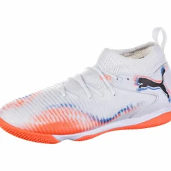 PUMA Fußballschuhe<· FUTURE 8 MATCH IT - Mid Jr puma white-puma black-glowing red