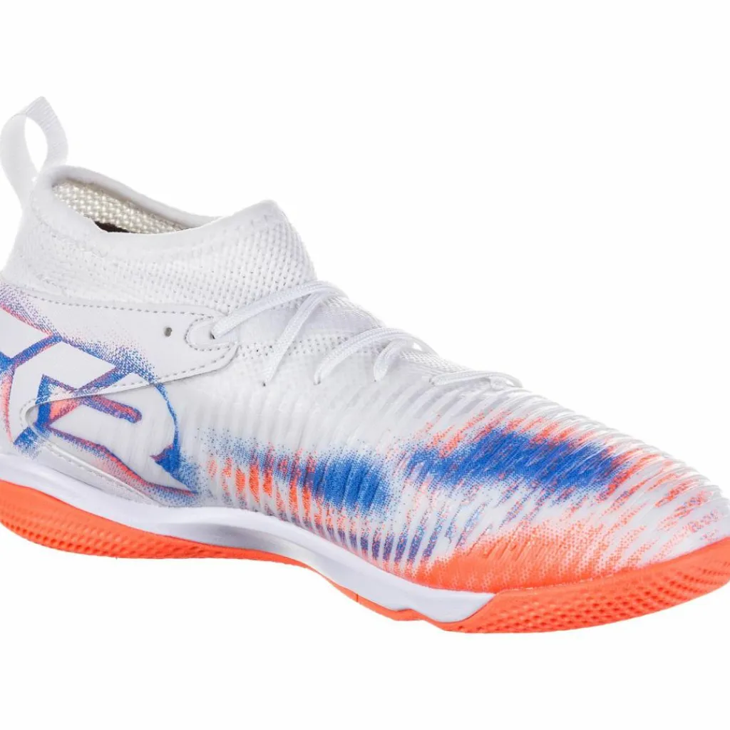 PUMA Fußballschuhe<· FUTURE 8 MATCH IT - Mid Jr puma white-puma black-glowing red
