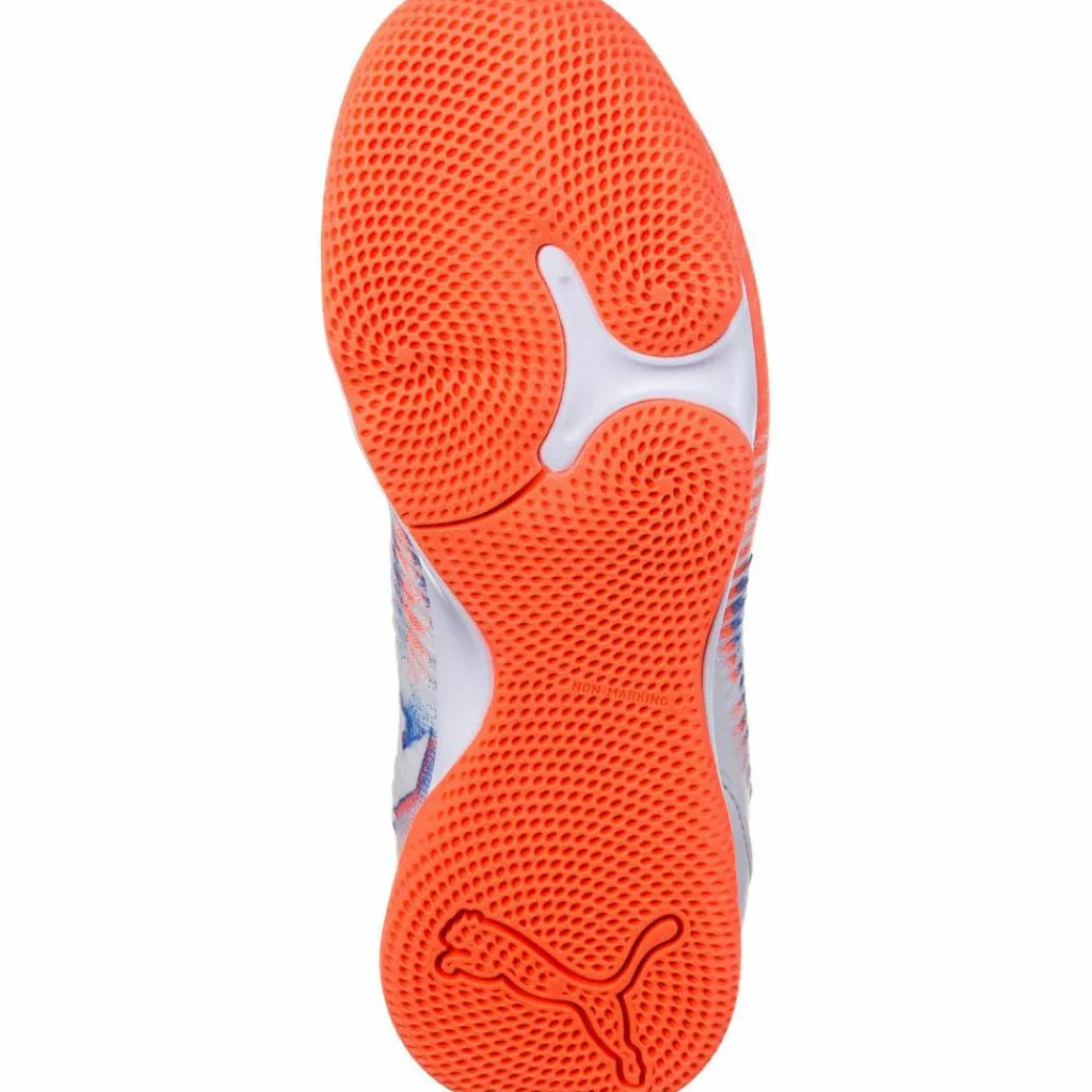 PUMA Fußballschuhe<· FUTURE 8 MATCH IT - Mid Jr puma white-puma black-glowing red