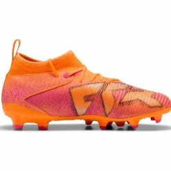 PUMA Fußballschuhe<· FUTURE 8 MATCH FG-AG Jr heat fire-puma black-ravish