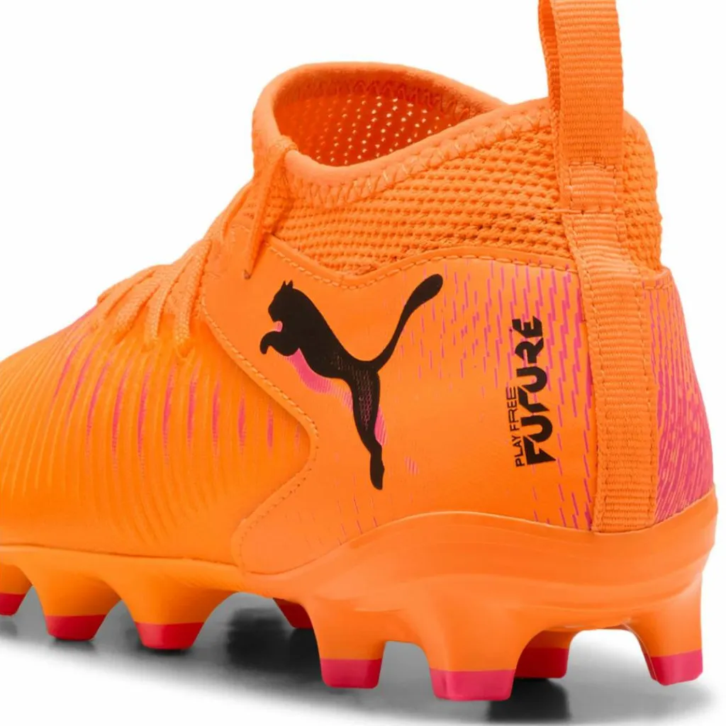 PUMA Fußballschuhe<· FUTURE 8 MATCH FG-AG Jr heat fire-puma black-ravish