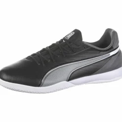 PUMA Fußball|Hallenschuhe<· KING MATCH IT puma black-puma white-cool dark gray