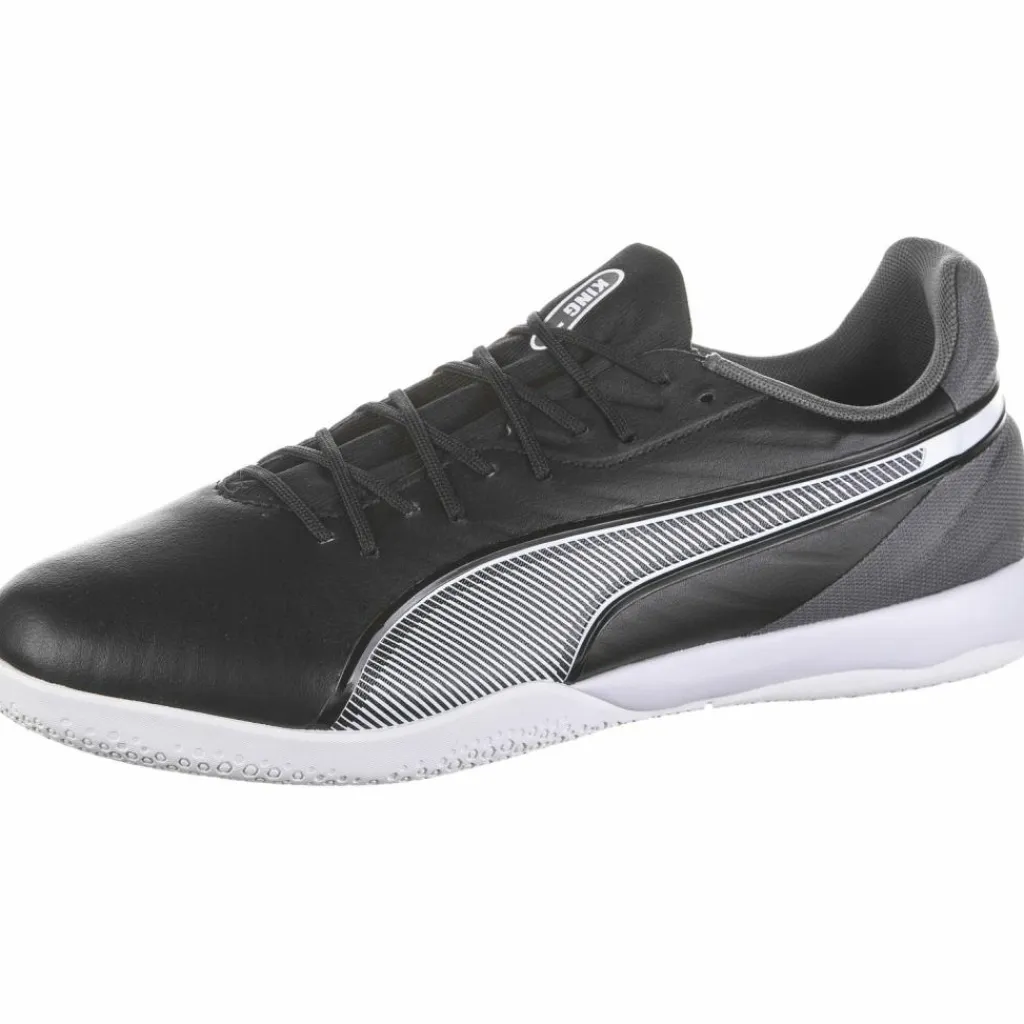 PUMA Fußball|Hallenschuhe<· KING MATCH IT puma black-puma white-cool dark gray