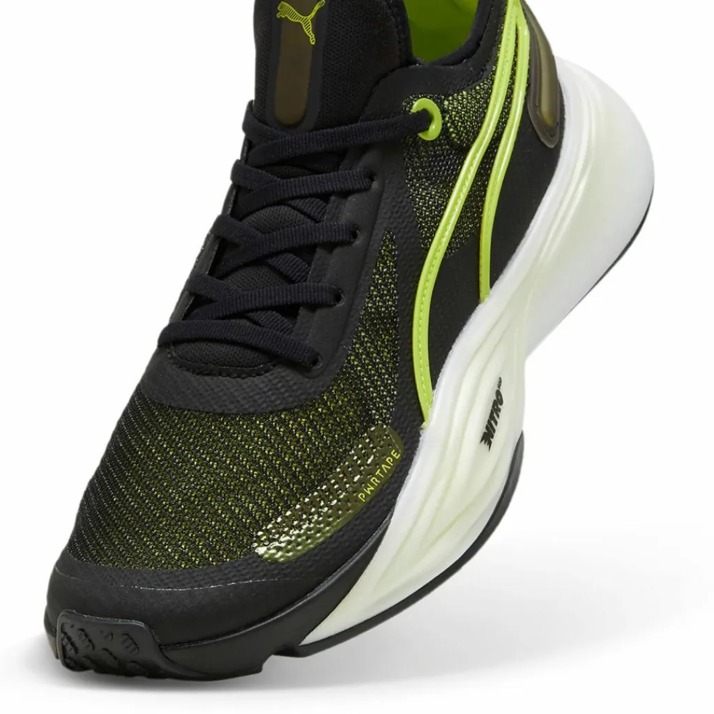 PUMA Fitnessschuhe<· PWR Nitro Squared Neo Force puma black-lime squeeze-lime pow