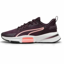 PUMA Fitnessschuhe<· PWRFrame TR 3 midnight plum-vapor gray-sunset glow