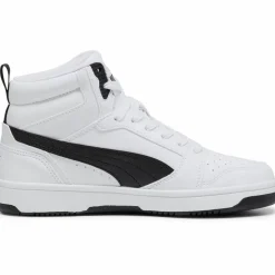PUMA Sneaker<· Rebound V6 Mid Jr puma white-puma black