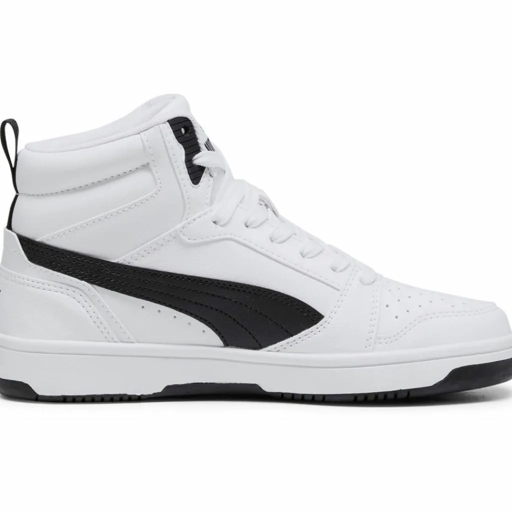 PUMA Sneaker<· Rebound V6 Mid Jr puma white-puma black