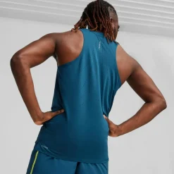 PUMA Tops & Tanks<· RUN CLOUDSPUN ocean tropic