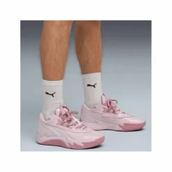 PUMA Fußballschuhe|Hallenschuhe<· Scoot Zeros II Peach rosa