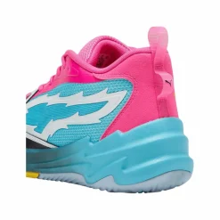 PUMA Fußballschuhe|Hallenschuhe<· Scoot Zeros Northern Lights blaurosa