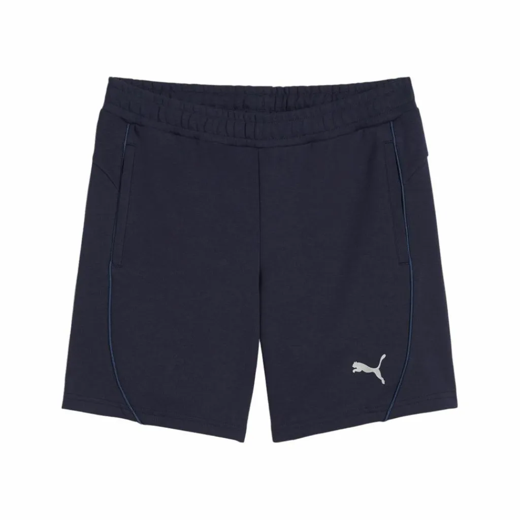 PUMA Fußball<· teamFINAL Casuals Shorts Damen dunkelblausilber
