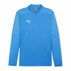 PUMA Trikots<· teamFINAL Training 1/4 Zip Sweatshirt dunkelblausilber