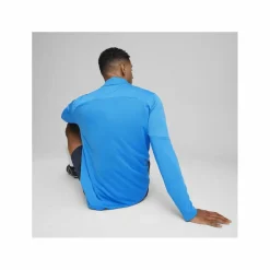 PUMA Trikots<· teamFINAL Training 1/4 Zip Sweatshirt dunkelblausilber