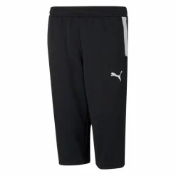 PUMA Fußball|Hosen<· teamLIGA 3/4 Trainingshose Kids schwarzweiss