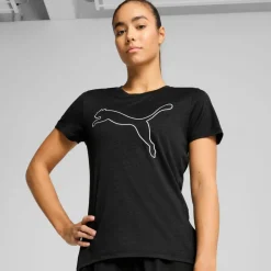 PUMA Shirts<· Train All Day black heather