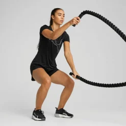 PUMA Shirts<· Train All Day black heather
