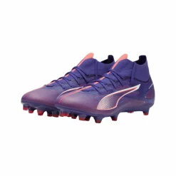PUMA Fußballschuhe<· ULTRA 5 Match+ FG/AG Lights Out lilaweiss
