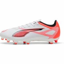 PUMA Fußball|Fußball<· ULTRA 5 PLAY FG-AG puma white-puma black-glowing red