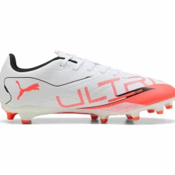PUMA Fußball|Fußball<· ULTRA 5 PLAY FG-AG puma white-puma black-glowing red