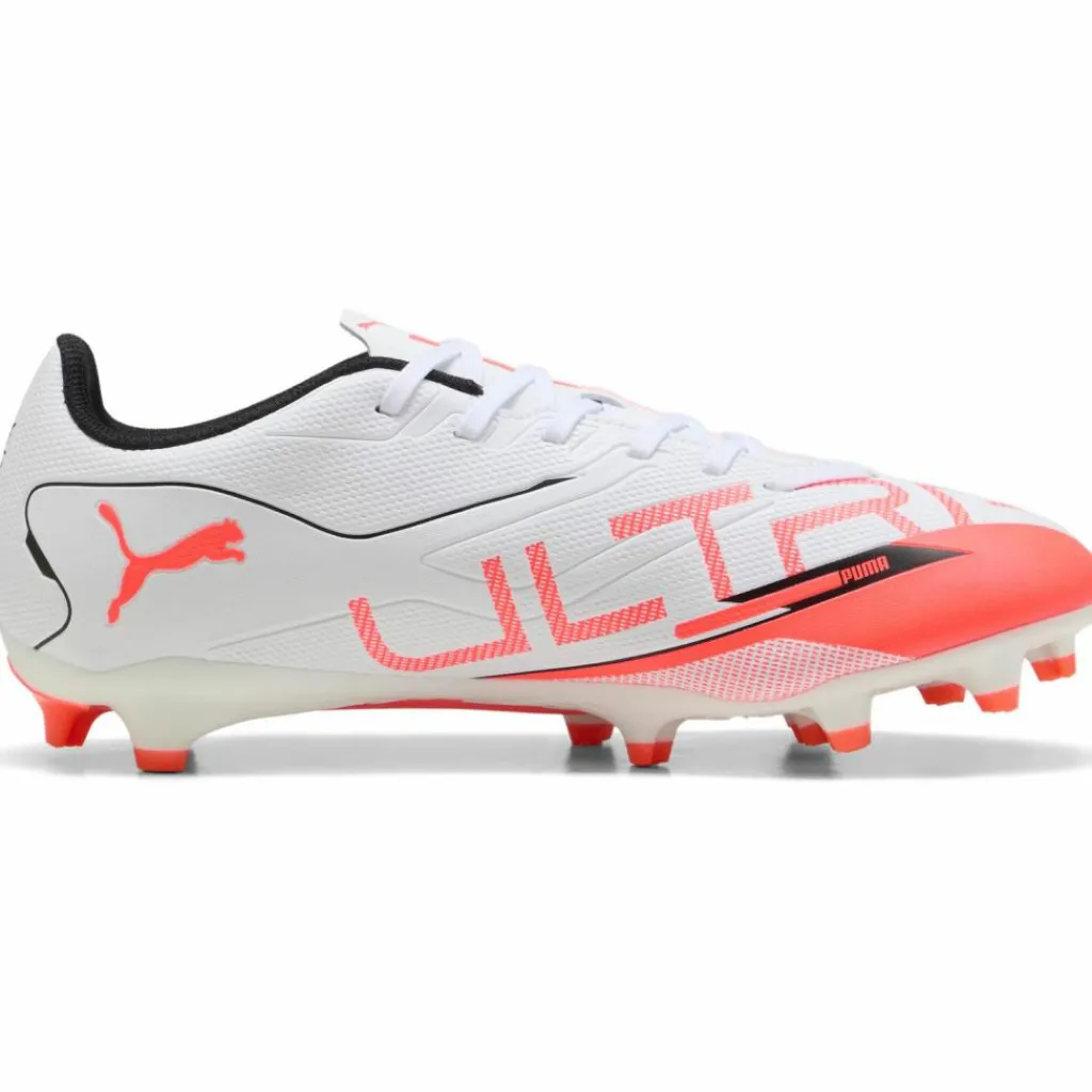 PUMA Fußball|Fußball<· ULTRA 5 PLAY FG-AG puma white-puma black-glowing red